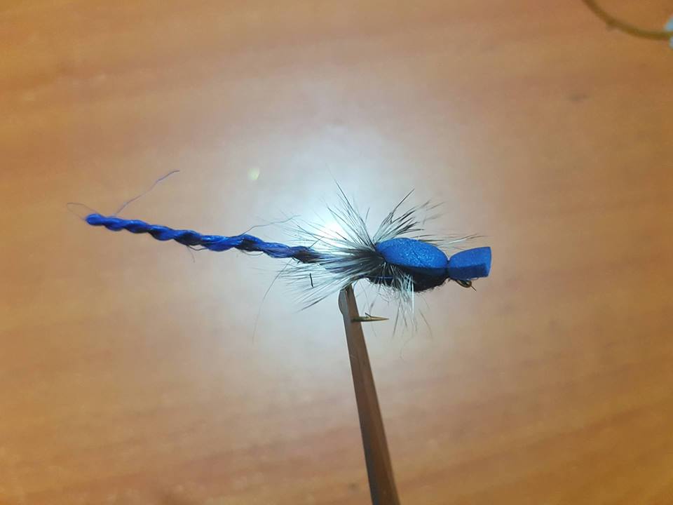 Daddy Long Legs™ Mop Fly - Fire Tip Baitfish –